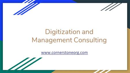 Digitization and Management Consulting