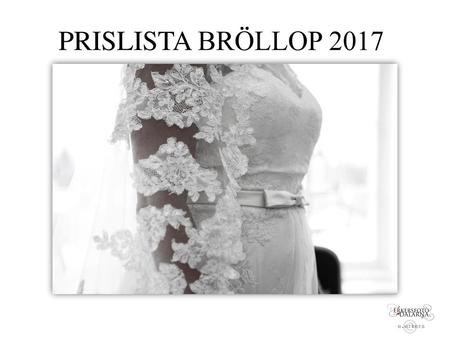 PRISLISTA BRÖLLOP 2017.