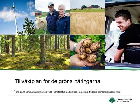 Tillväxtplan för de gröna näringarna