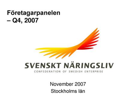 November 2007 Stockholms län