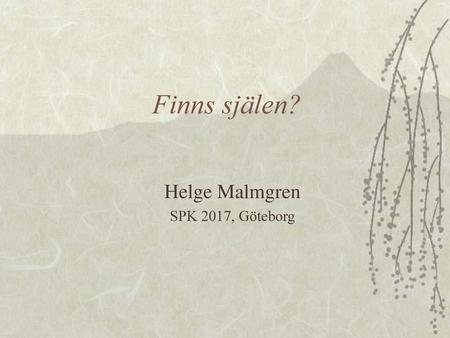 Helge Malmgren SPK 2017, Göteborg