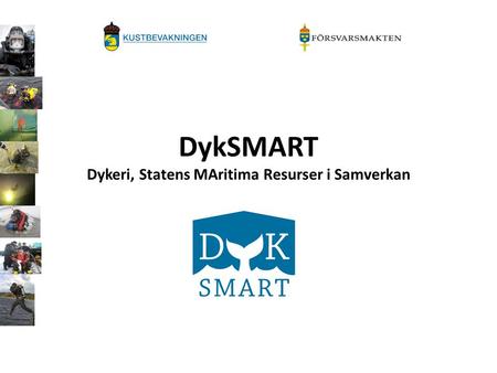 DykSMART Dykeri, Statens MAritima Resurser i Samverkan