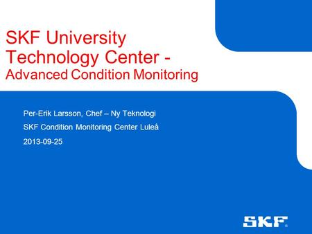 SKF University Technology Center