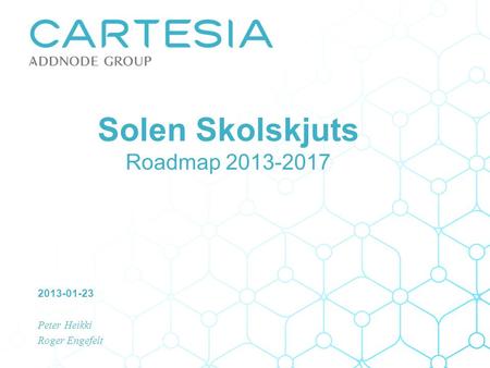 Solen Skolskjuts Roadmap Peter Heikki