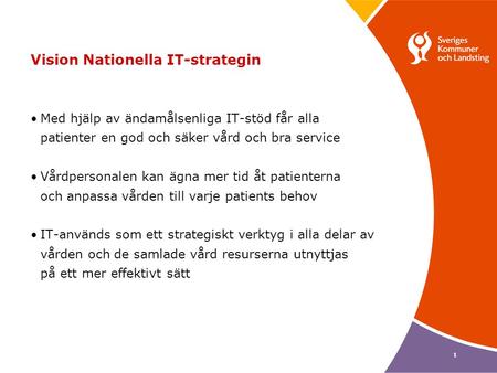 Vision Nationella IT-strategin