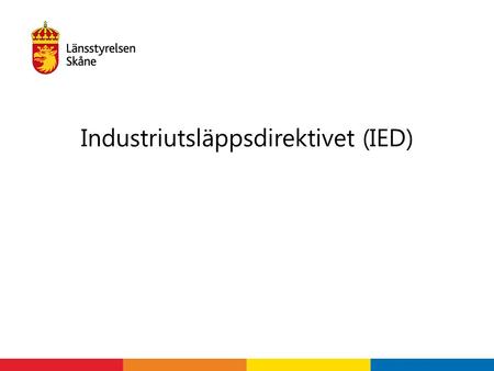 Industriutsläppsdirektivet (IED)