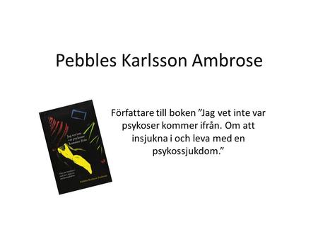 Pebbles Karlsson Ambrose