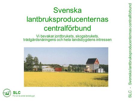 Svenska lantbruksproducenternas centralförbund
