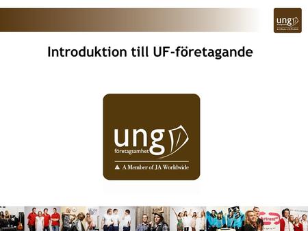 Introduktion till UF-företagande