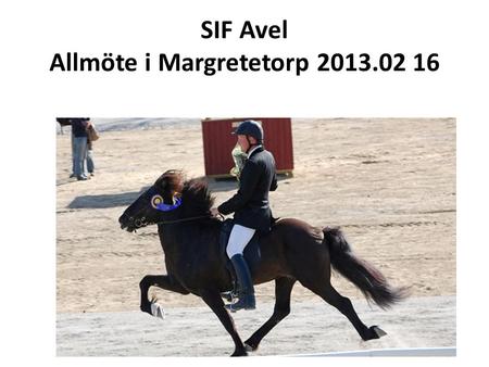 SIF Avel Allmöte i Margretetorp