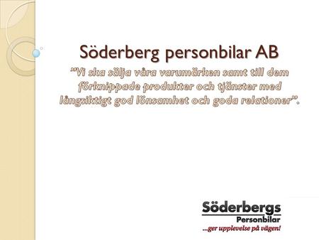 Söderberg personbilar AB