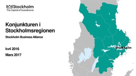 Konjunkturläget 2016 kv4 i Stockholmsregionen