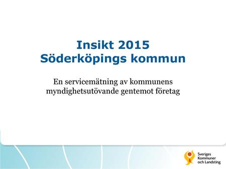 Insikt 2015 Söderköpings kommun
