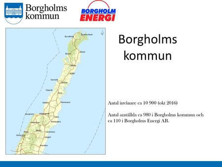 Borgholms kommun Antal invånare ca (okt 2016)
