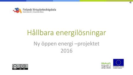 Hållbara energilösningar