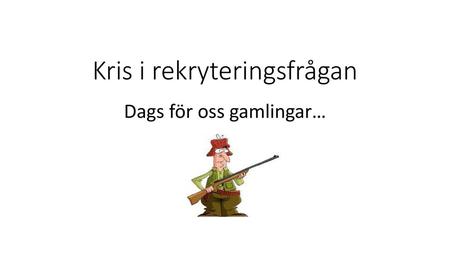 Kris i rekryteringsfrågan