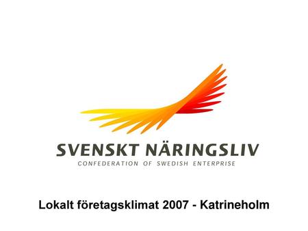 Lokalt företagsklimat Katrineholm