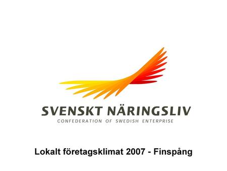 Lokalt företagsklimat Finspång