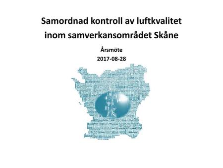 Samordnad kontroll av luftkvalitet inom samverkansområdet Skåne