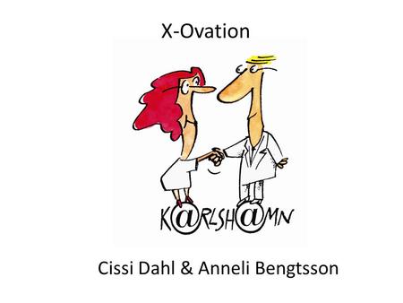 Ö Cissi Cissi Dahl & Anneli Bengtsson X-Ovation.
