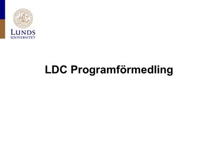 LDC Programförmedling