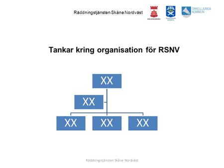 Tankar kring organisation för RSNV