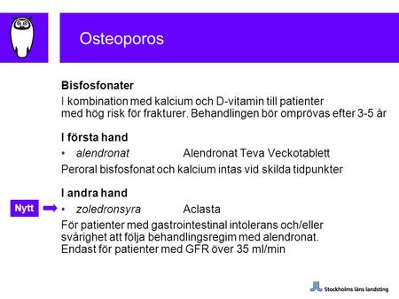 i Värmland en ny evidensbaserad osteoporosfrakturkedja. - ladda