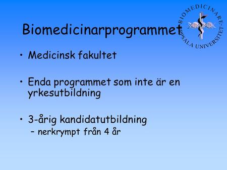 Biomedicinarprogrammet