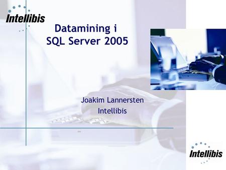 Datamining i SQL Server 2005