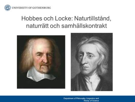 Hobbes och Locke: Naturtillstånd, naturrätt och samhällskontrakt
