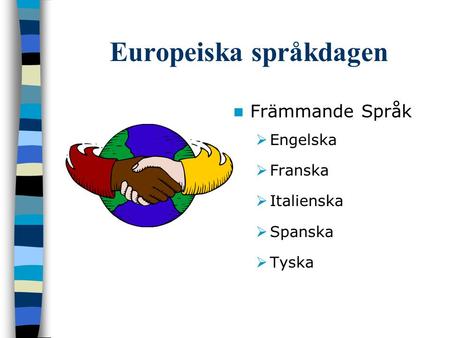 Europeiska språkdagen