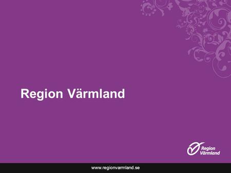 Region Värmland.