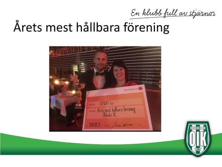 Årets mest hållbara förening