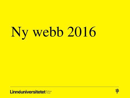 Ny webb 2016.