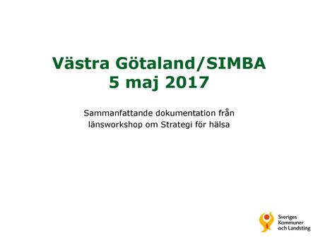 Västra Götaland/SIMBA 5 maj 2017