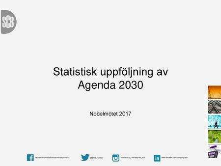 Statistisk uppföljning av Agenda 2030