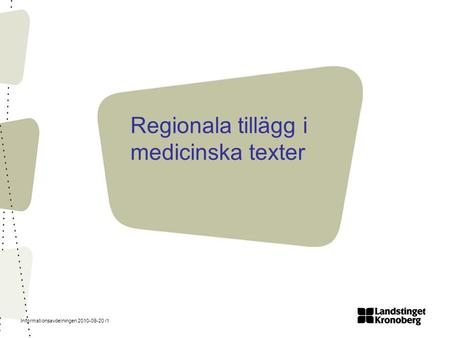 Regionala tillägg i medicinska texter