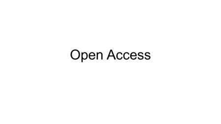 Open Access. bakgrund olika typer av OA hur mycket publiceras OA på MDH idag, och hur stor OA-potential finns det? vad gör vi på MDH:s bibliotek idag?