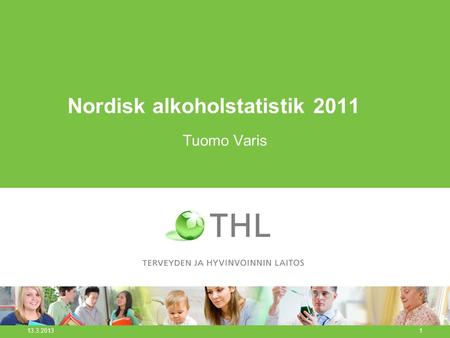 Nordisk alkoholstatistik 2011