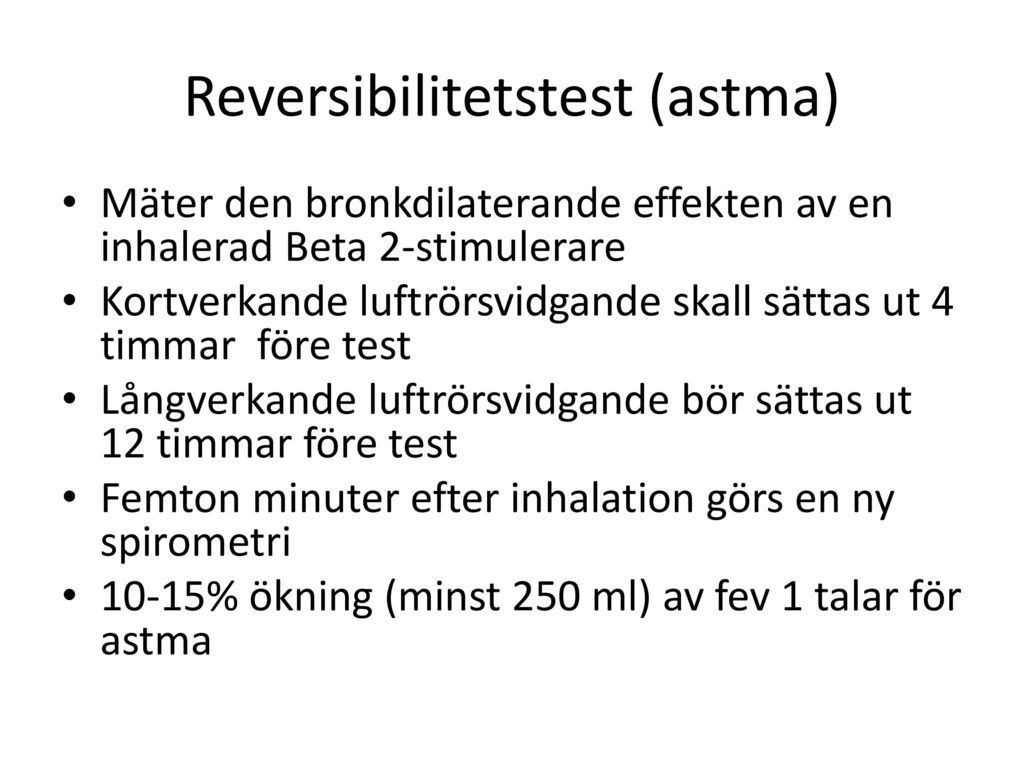 Reversibilitetstest (astma)