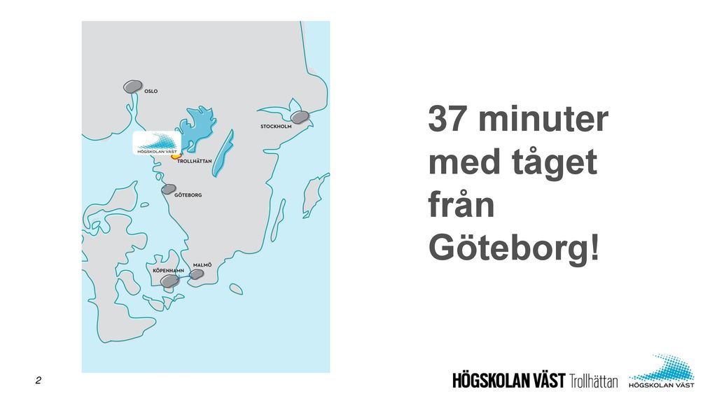 37 minuter med tåget från Göteborg!