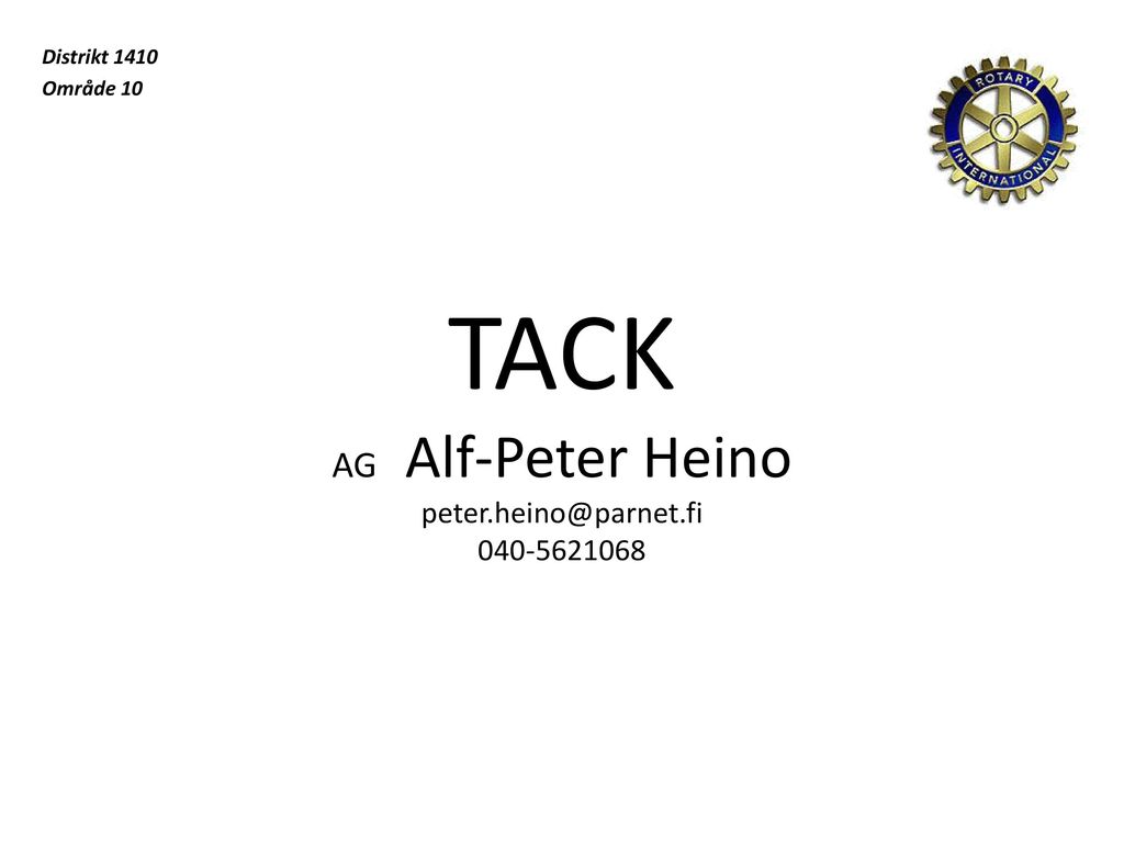 TACK AG Alf-Peter Heino