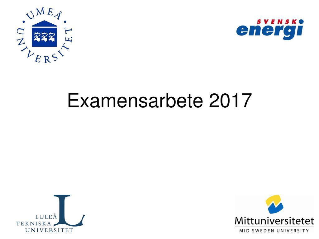 Examensarbete 2017
