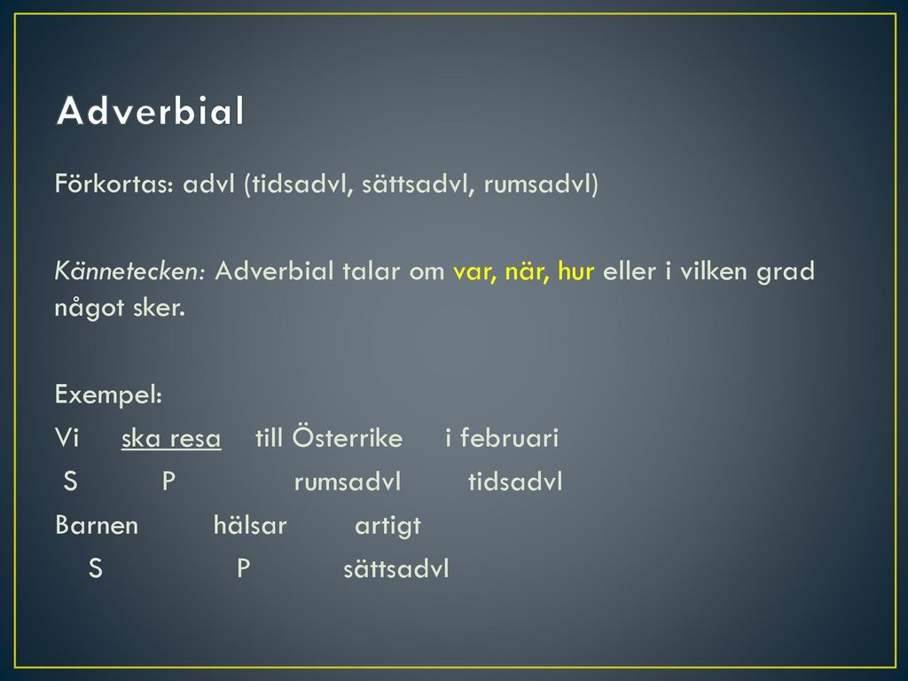 Adverbial