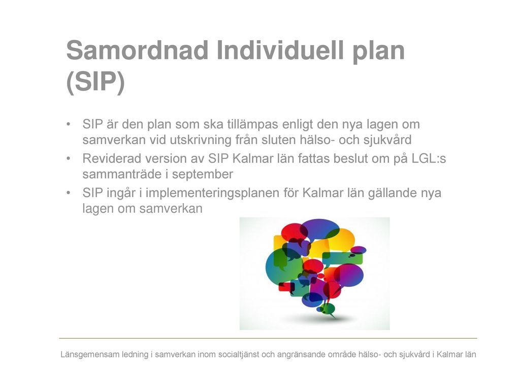 Samordnad Individuell plan (SIP)
