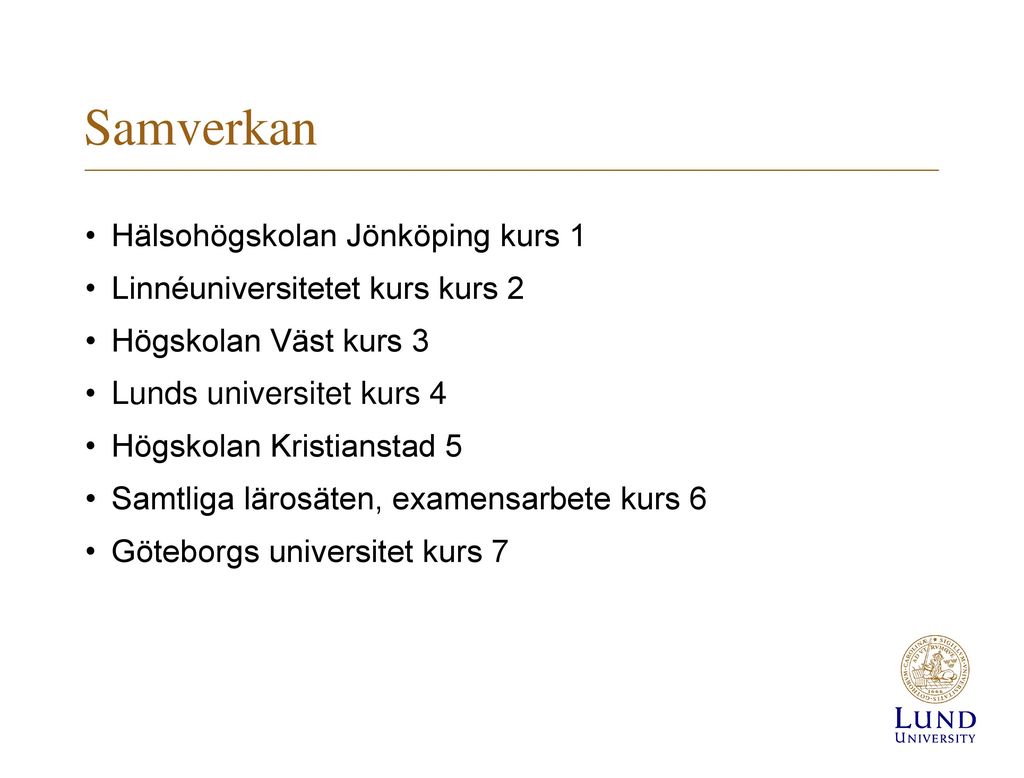 Välkomna Till Introduktionsdag, Specialistsjuksköterskeprogrammet ...