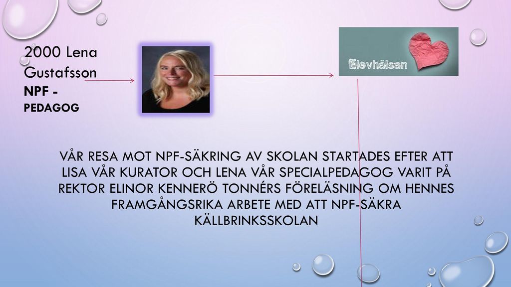 2000 Lena Gustafsson NPF -PEDAGOG