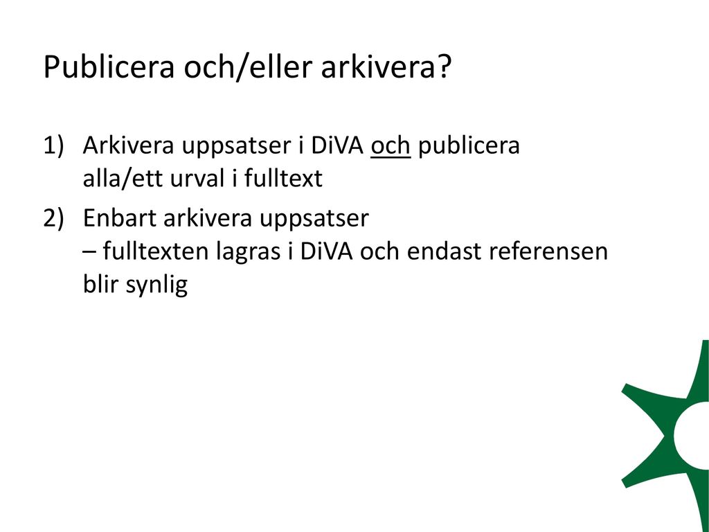 Examensarbeten Och Studentuppsatser I DiVA - Ppt Ladda Ner