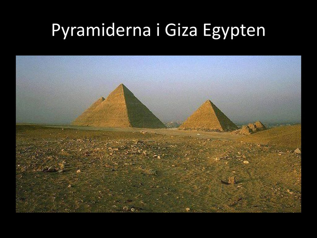 Pyramiderna i Giza Egypten
