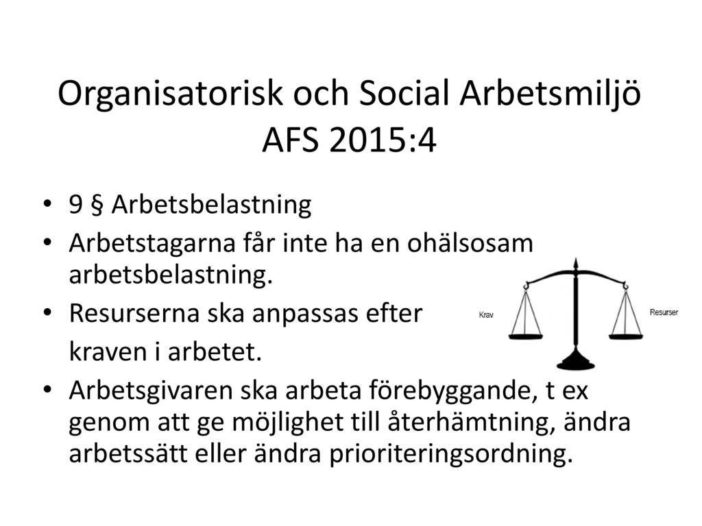 DEN GODA ARBETSMILJÖN Presentation, Vilka är Vi.. - Ppt Ladda Ner